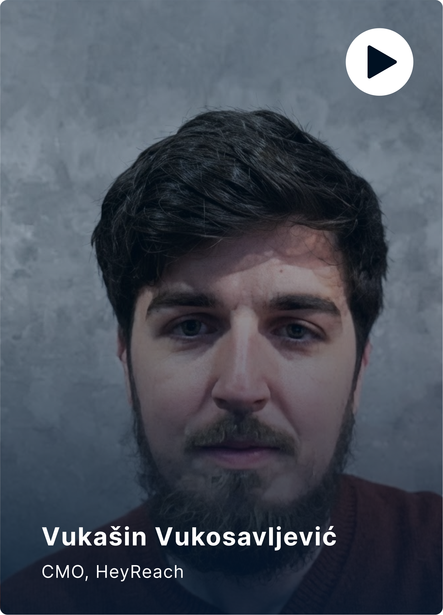 Vukasin Vukosavljevic, CMO at HeyReach